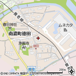 岐阜県海津市南濃町徳田116周辺の地図