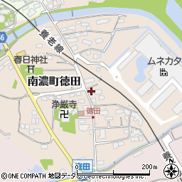 岐阜県海津市南濃町徳田119周辺の地図