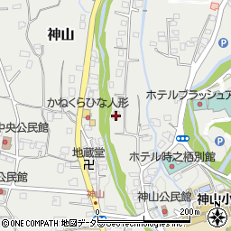 静岡県御殿場市神山750周辺の地図