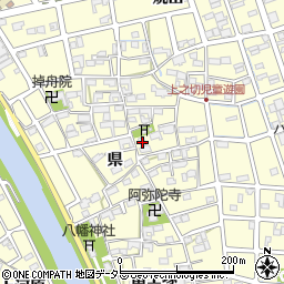 愛知県清須市春日県87周辺の地図