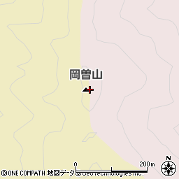 岡曽山周辺の地図