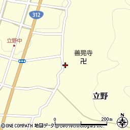 兵庫県朝来市立野311周辺の地図
