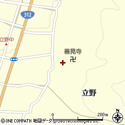 兵庫県朝来市立野306周辺の地図