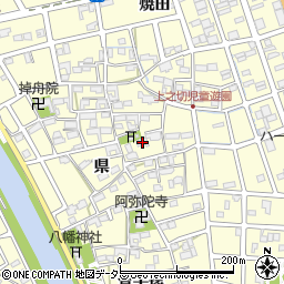 愛知県清須市春日県85周辺の地図