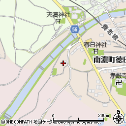 岐阜県海津市南濃町徳田382周辺の地図