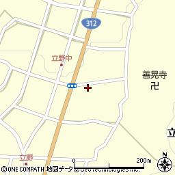 兵庫県朝来市立野358周辺の地図