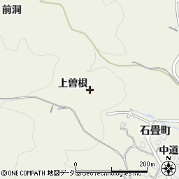 愛知県豊田市石畳町上曽根周辺の地図