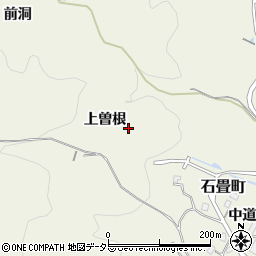 愛知県豊田市石畳町（上曽根）周辺の地図