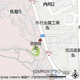 オートマックス横須賀周辺の地図