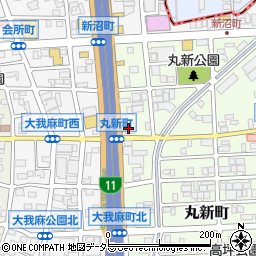 岐阜信用金庫楠町支店周辺の地図