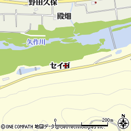 愛知県豊田市小渡町セイゴ周辺の地図