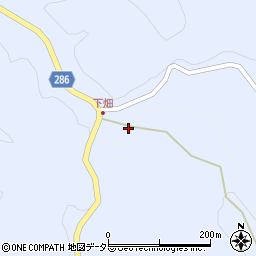 島根県大田市朝山町朝倉畑1248周辺の地図