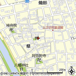愛知県清須市春日県71周辺の地図