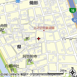 愛知県清須市春日県83周辺の地図