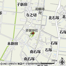 愛知県稲沢市祖父江町島本西石塚1355周辺の地図