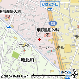 静岡県富士宮市ひばりが丘632周辺の地図
