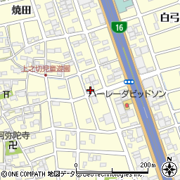 愛知県清須市春日川中84周辺の地図