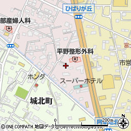 静岡県富士宮市ひばりが丘636周辺の地図