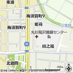 愛知県稲沢市梅須賀町北鈴置178-2周辺の地図