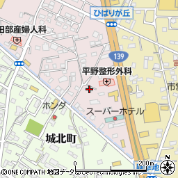 静岡県富士宮市ひばりが丘643周辺の地図