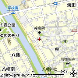 愛知県清須市春日県55周辺の地図
