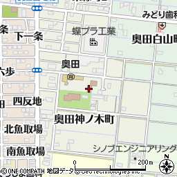 稲沢市社会福祉協議会　障害福祉サービス事業所まつのき周辺の地図