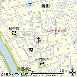 愛知県清須市春日県70周辺の地図