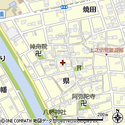 愛知県清須市春日県51周辺の地図