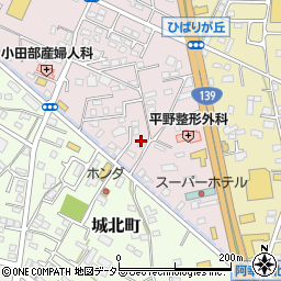 静岡県富士宮市ひばりが丘438周辺の地図