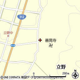 兵庫県朝来市立野512周辺の地図
