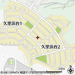神奈川県横須賀市久里浜台周辺の地図