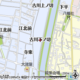 愛知県稲沢市祖父江町三丸渕古川下ノ切周辺の地図
