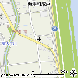 岐阜県海津市海津町成戸175-2周辺の地図