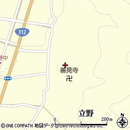 兵庫県朝来市立野516周辺の地図