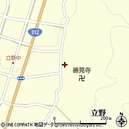 兵庫県朝来市立野518周辺の地図