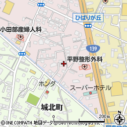静岡県富士宮市ひばりが丘440周辺の地図
