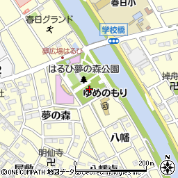 愛知県清須市春日周辺の地図