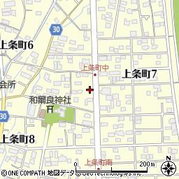愛知県春日井市上条町6丁目62-1周辺の地図