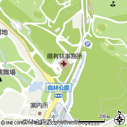 愛知県森林公園周辺の地図