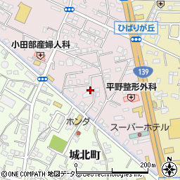 静岡県富士宮市ひばりが丘450周辺の地図