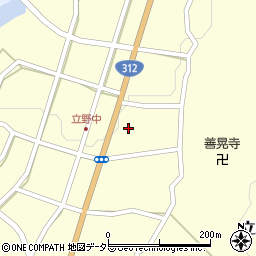 兵庫県朝来市立野505周辺の地図