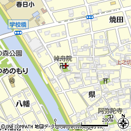 愛知県清須市春日県11周辺の地図