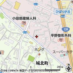 静岡県富士宮市ひばりが丘453周辺の地図