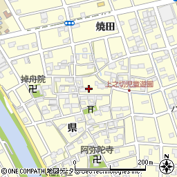 愛知県清須市春日県47周辺の地図