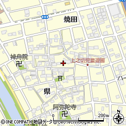 愛知県清須市春日県45周辺の地図