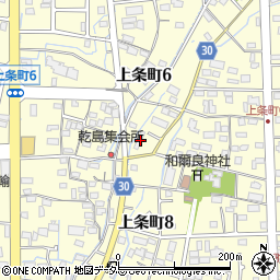 愛知県春日井市上条町6丁目3710-16周辺の地図