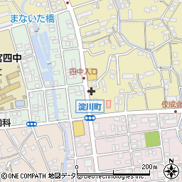 静岡県富士宮市淀師82周辺の地図