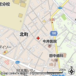 ディアス北町周辺の地図