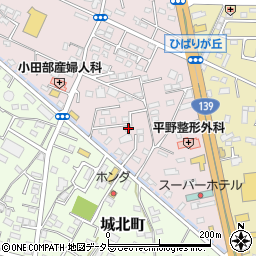 静岡県富士宮市ひばりが丘460周辺の地図