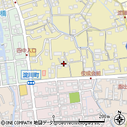 静岡県富士宮市淀師91周辺の地図